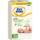 Evy Baby Ekonomik Paket Mini 2 Numara Cırtlı Bebek Bezi 38 Adet