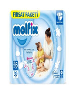 Molfix Extra Large 6 Numara Cırtlı Bebek Bezi 39 Adet