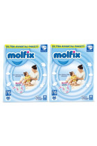 Molfix Extra Large 6 Numara Cırtlı Bebek Bezi 2x86 Adet