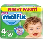 Molfix Maxi 4 Numara Göbek Oyuntulu Bantlı Bebek Bezi 180 Adet