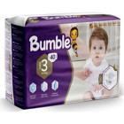 Bumble İkiz Paket 3 Numara Cırtlı Bebek Bezi 40 Adet