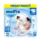 Molfix Junior 5 Numara Bantlı Bebek Bezi 4x48 Adet