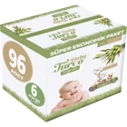 Baby Turco Doğadan XLarge 6 Numara Cırtlı Bebek Bezi 96 Adet