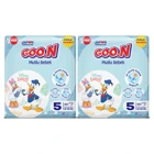 Goon Mutlu Bebek 5 Numara Cırtlı Bebek Bezi 2x100 Adet