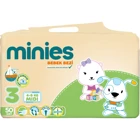 Minies Midi 3 Numara Bantlı Bebek Bezi 50 Adet