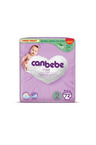 Canbebe Mini 2 Numara Bantlı Bebek Bezi 72 Adet