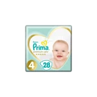 Prima Premium Care 4 Numara Göbek Oyuntulu Cırtlı Bebek Bezi 28 Adet