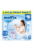 Molfix Midi 3 Numara Cırtlı Bebek Bezi 344 Adet