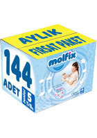 Molfix Junior 5 Numara Cırtlı Bebek Bezi 144 Adet