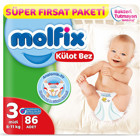 Molfix Anatomik Fit 5 Numara Külot Bebek Bezi 60 Adet