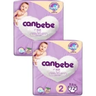 Canbebe 2 Numara Bantlı Bebek Bezi 144 Adet