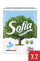 Sofia 2 Katlı 2x12'li Rulo Kağıt Havlu