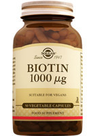 Solgar Biotin 1000 Mcg Yetişkin Mineral 50 Adet