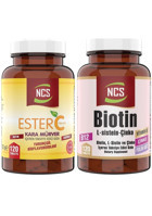 Ncs Biotin Yetişkin 120 Adet + Ester C Vitamini 120 Tablet
