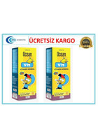 Orzax Ocean Vm Portakallı Çocuk Vitamin Mineral 2x150 Adet