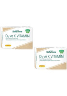 Aksu Vital D3 Ve K Vitamini Yetişkin 2x30 Adet