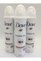 Dove Invisible Dry Pudrasız Ter Önleyici Antiperspirant Sprey Kadın 3x150 ml