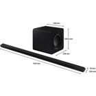 Samsung HW-S800B 330 W Harici 28 W Subwooferlı Kablosuz Bluetoothlu Dolby Atmos 3.1.2 Soundbar Siyah