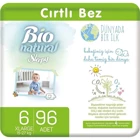 Sleepy Bio Natural 6 Numara Organik Cırtlı Bebek Bezi 96 Adet