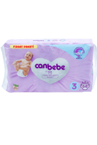 Canbebe 3 Numara Cırtlı Bebek Bezi 68 Adet