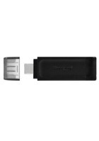 Kingston DT70 USB 3.2 Type C 64 GB Flash Bellek Siyah