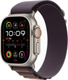 Apple Watch Ultra 2 Apple Uyumlu WatchOS Su Geçirmez 49 mm Örgü Kordon Kare Unisex Sim Kartlı Akıllı Saat Mor