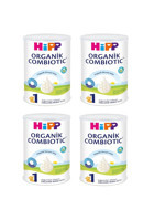 Hipp Yenidoğan Tahılsız Glutensiz Organik Probiyotikli 1 Numara Devam Sütü 4x350 gr