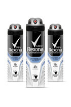 Rexona Men Invisible Ice Fresh Pudrasız Ter Önleyici Antiperspirant Sprey Erkek Deodorant 3x150 ml