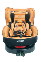 My Baby Melita Isofixli 9-18 kg Yatabilen Yükseklik Ayarlı Çift Yönlü Oto Koltuğu Turuncu