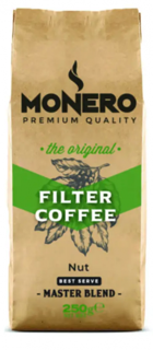 Monero Fındık Aromalı  Öğütülmüş Filtre Kahve 250 gr