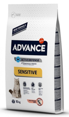 Advance Sensitive Somonlu Tahıllı Yetişkin Kuru Kedi Maması 10 kg