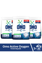Omo Active Oksijen Beyazlar İçin 90 Yıkama Toz Deterjan 3x4.5 kg