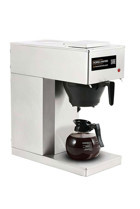 Horecamark Plastik Filtreli Karaf 1.8 L Hazne Kapasiteli İnox Filtre Kahve Makinesi
