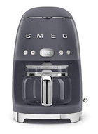 Smeg 50'S Style DCF02GREU Zaman Ayarlı Paslanmaz Çelik Filtreli Karaf 1.25 L Hazne Kapasiteli 4 Fincan Akıllı 1200 W Antrasit Filtre Kahve Makinesi