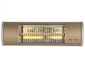 Cafesun KS-2600 Bright Nikel 2000 Watt Duvar Tipi Infrared Isıtıcı Bronz