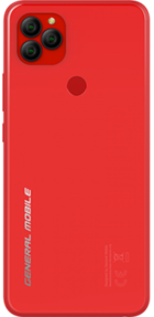 General Mobile Gm 22 Pro 32 Gb Hafıza 3 Gb Ram 6.52 İnç 108 MP Ips Lcd Ekran Android Akıllı Cep Telefonu Kırmızı