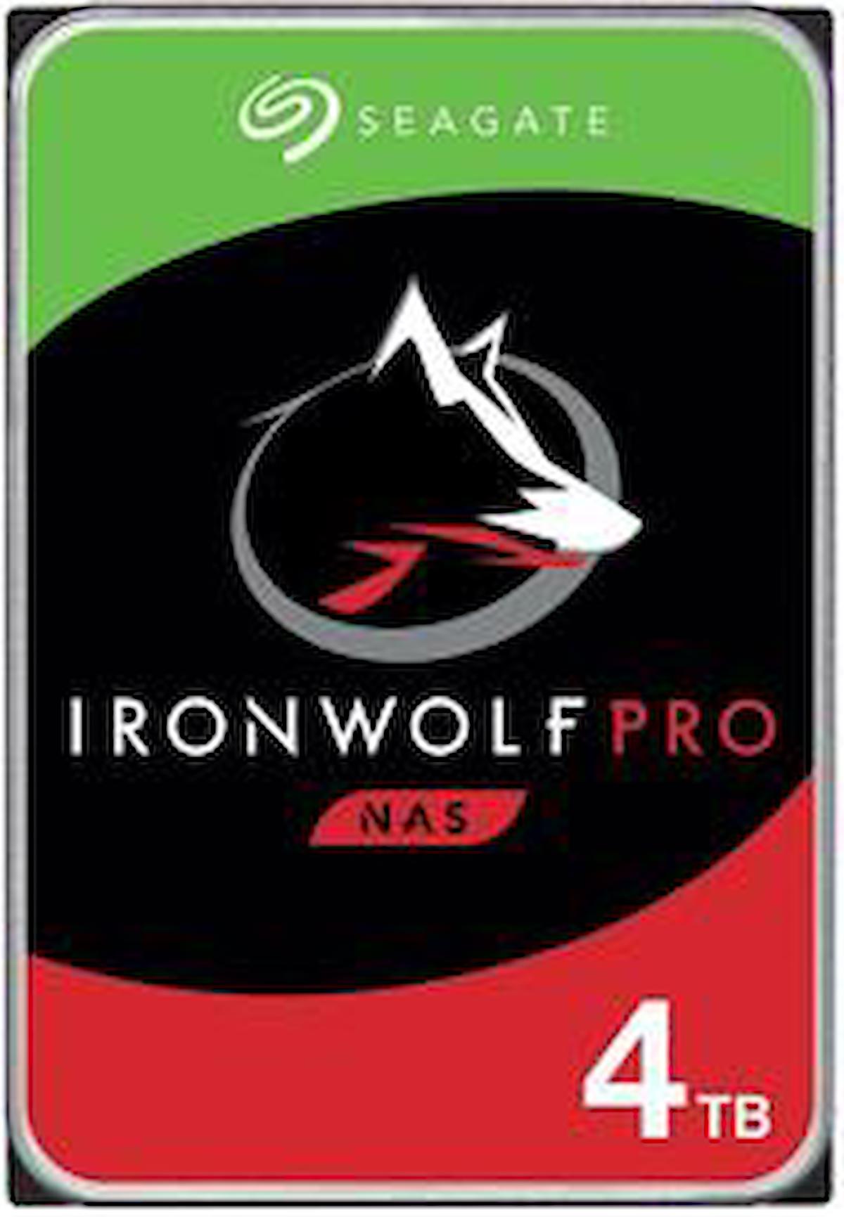 Seagate Ironwolf Pro ST4000NE001 4 TB 3.5 inç 7200 RPM 256 MB SATA 3.0 Nas Harddisk