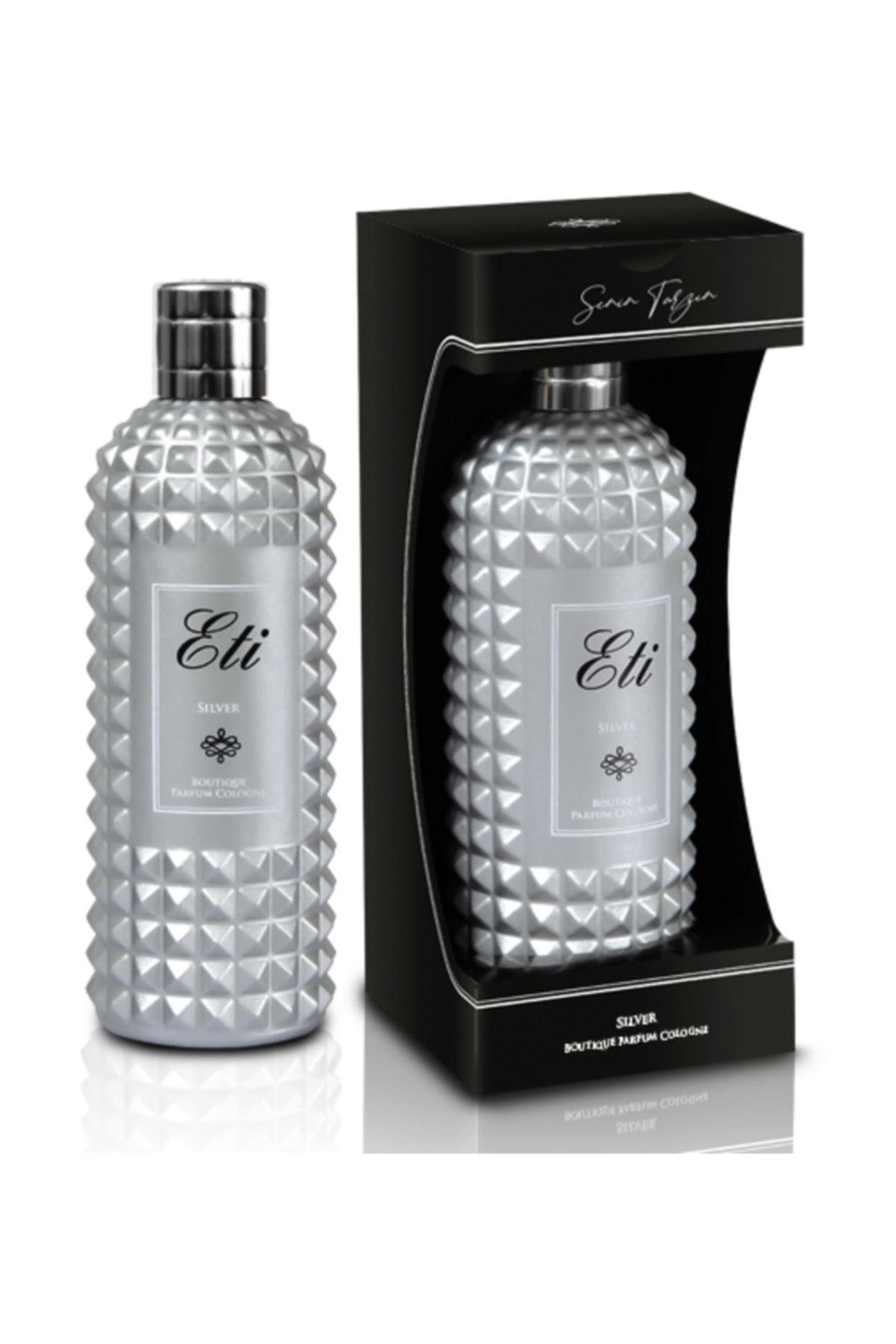 Eti Silver Çiçeksi Cam Şişe Kolonya 300 ml