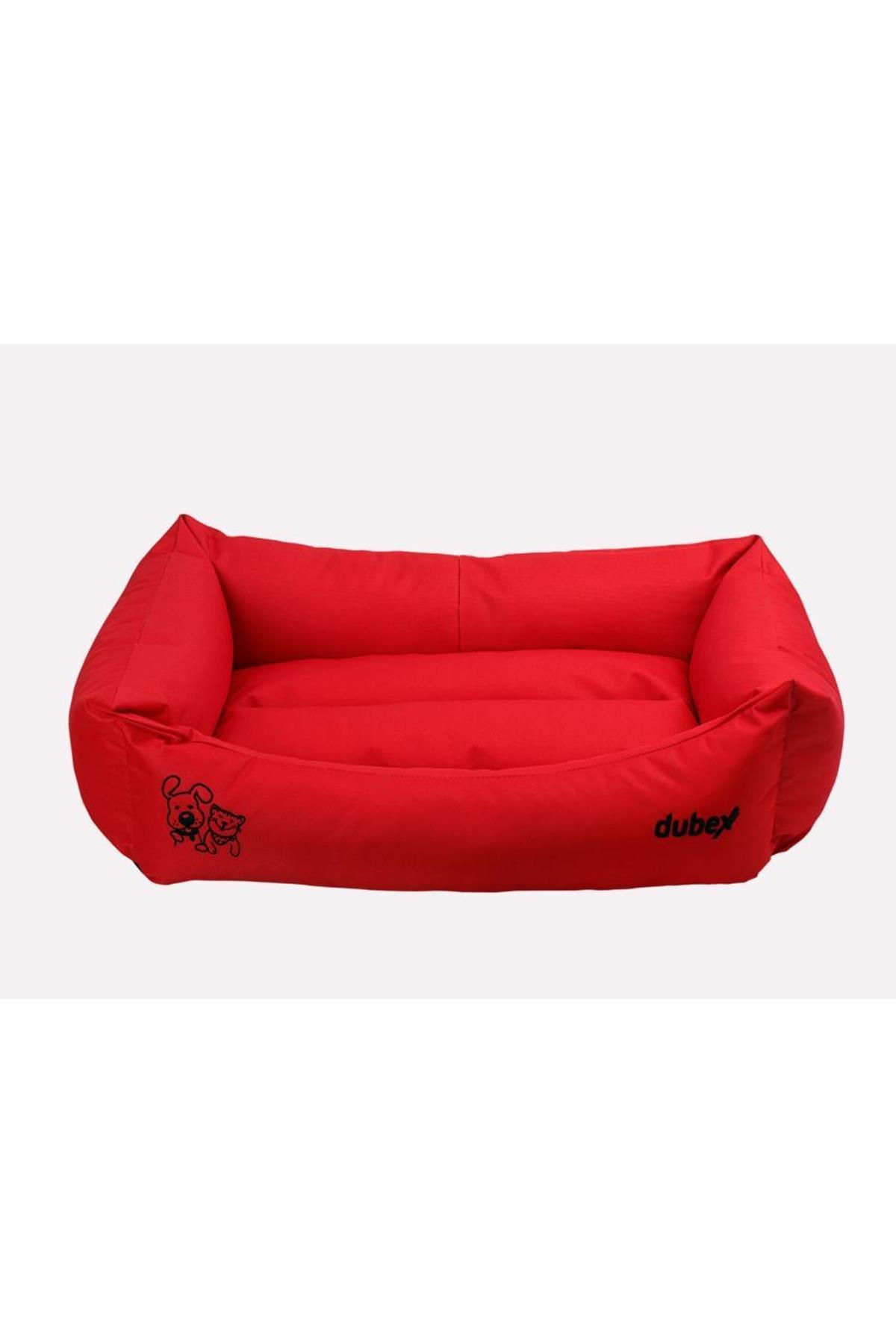 Dubex L Gelato Büyük Irk İç Mekan Köpek Yatağı Kırmızı