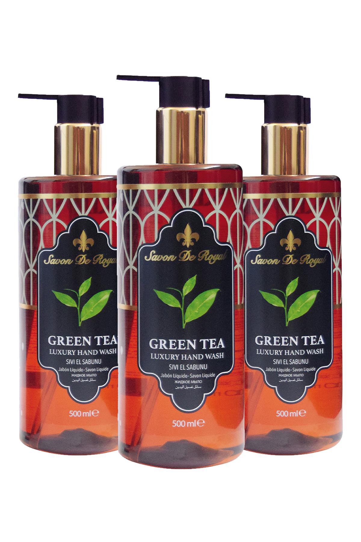 Savon De Royal Yeşil Çay Nemlendiricili Sıvı Sabun 500 ml 3'lü