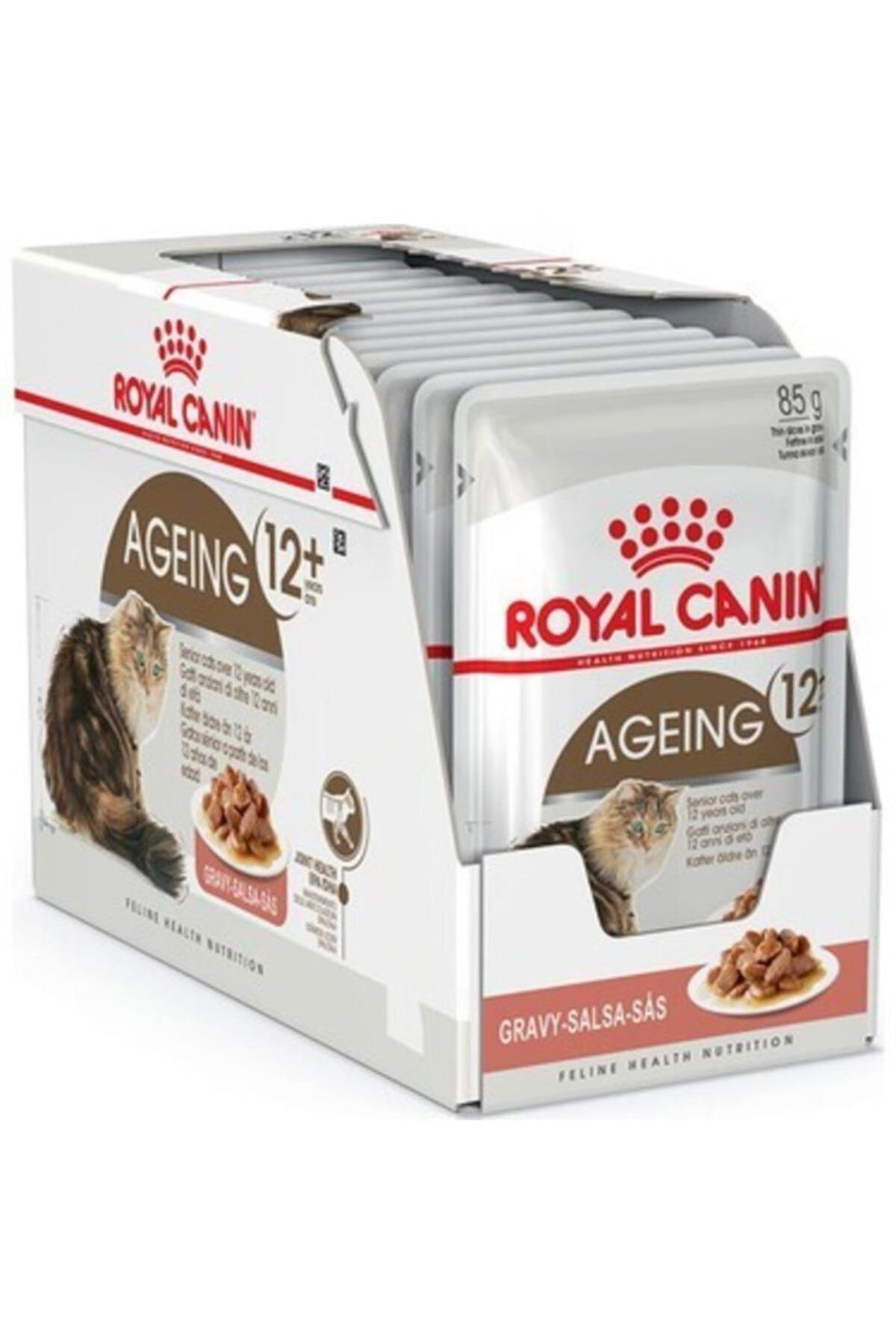 Royal Canin Ageing Etli Soslu Yaşlı Yaş Kedi Maması 12x85 gr