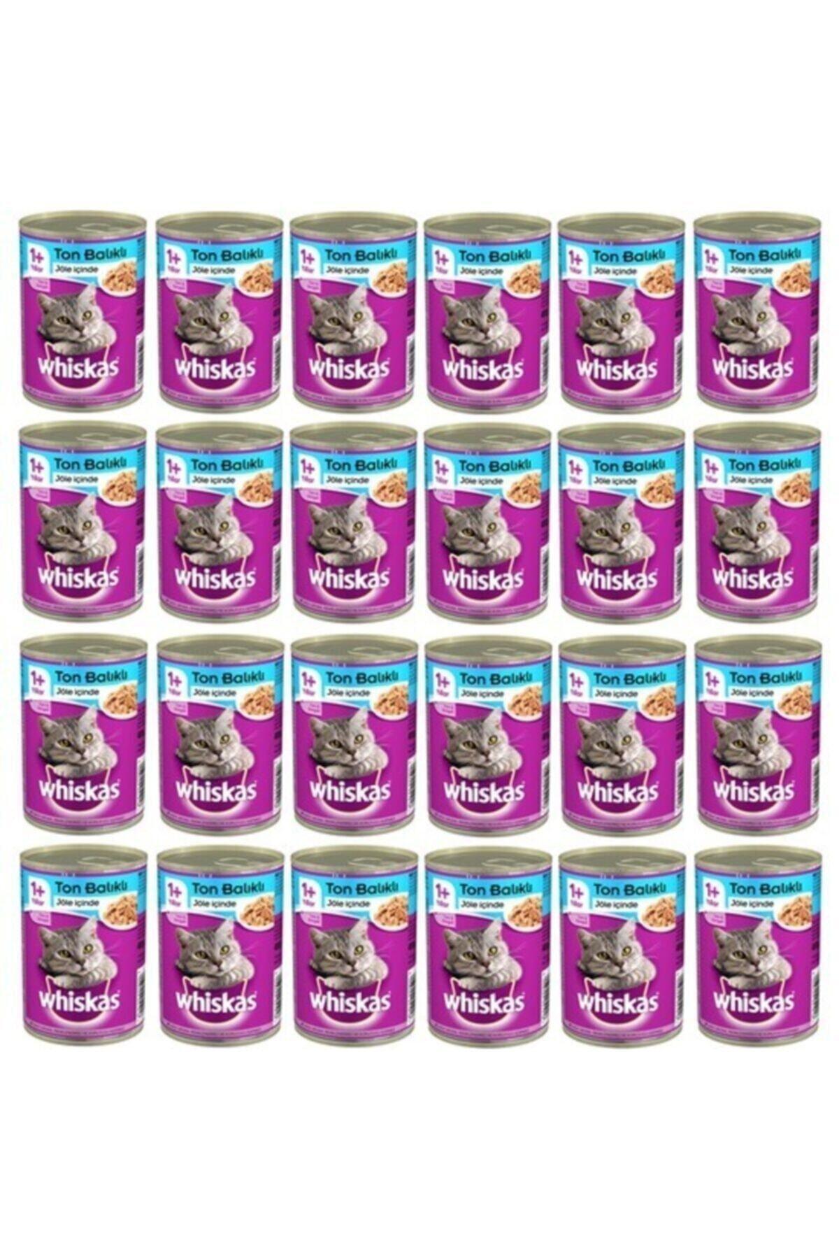 Whiskas Tam ve Dengeli Ton Balıklı Yetişkin Yaş Kedi Maması 24x400 gr