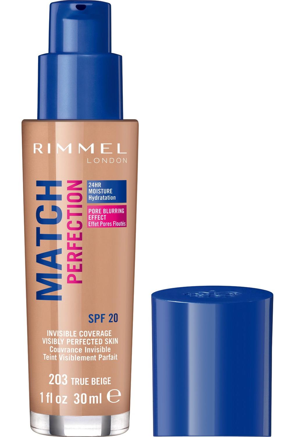 Rimmel London Match Perfection 203 True Beige Krem Tüp Fondöten 30 ml