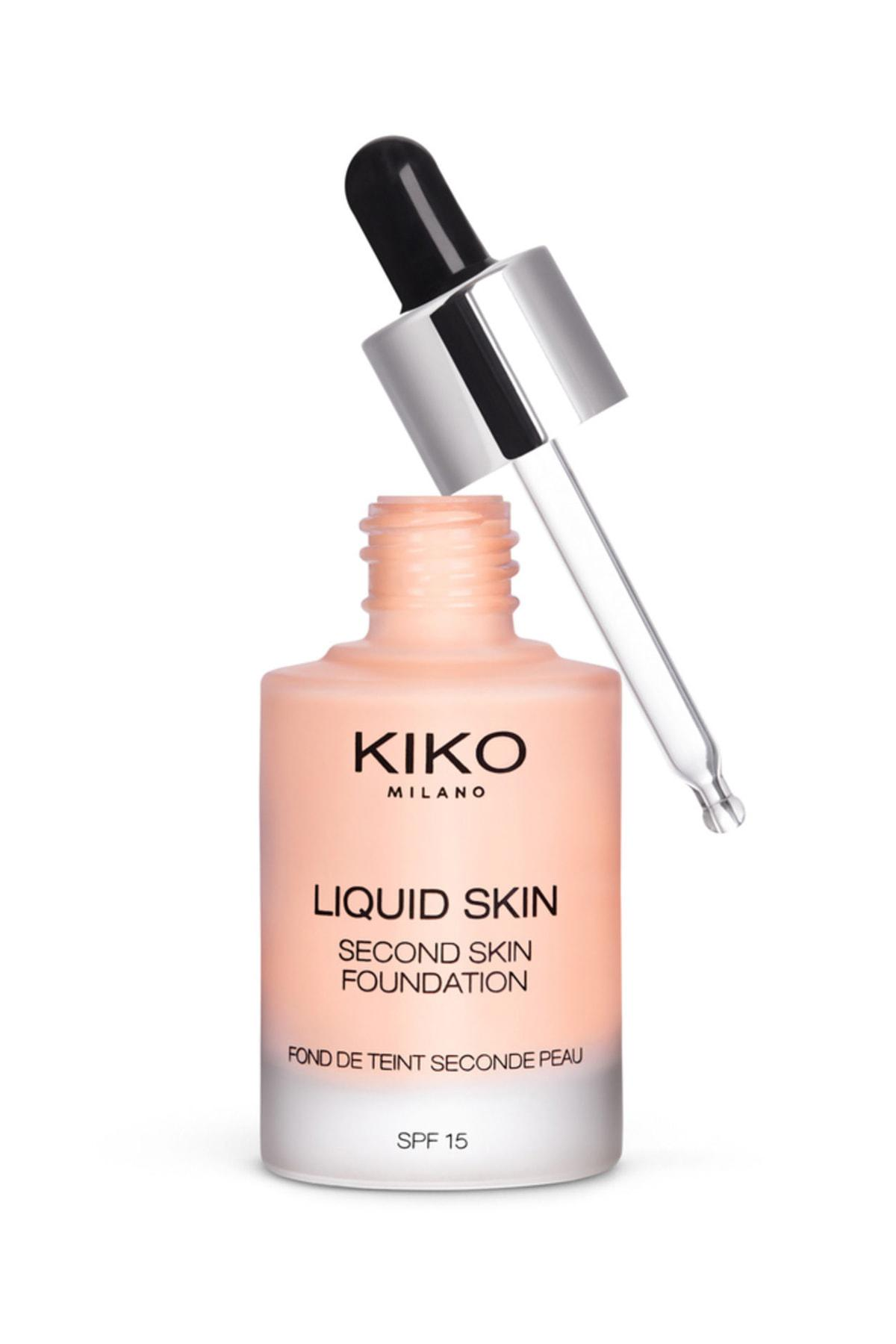 Kiko Liquid Skin Second Skin 02 Warm Rose Likit Serum Fondöten 30 ml