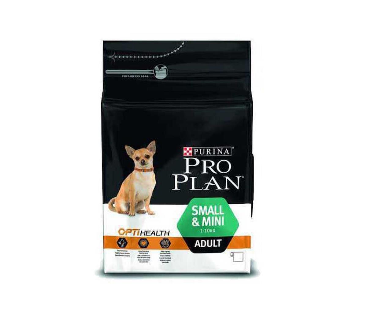 Pro Plan Opti Health Pirinçli ve Tavuklu Küçük Irk Yetişkin Kuru Köpek Maması 3 kg