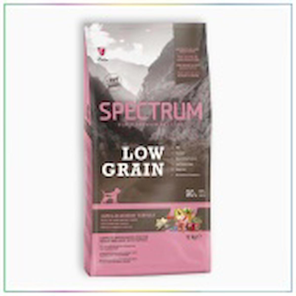 Spectrum Low Grain Kuzu Etli ve Yaban Mersinli Orta Irk Yavru Kuru Köpek Maması 12 kg