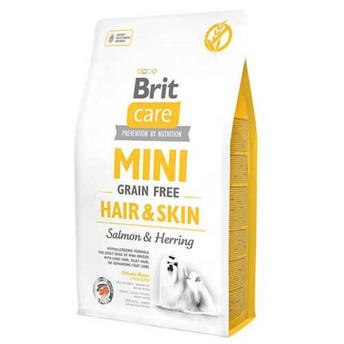 Brit Care Hair&Skin Somonlu Tüm Irklar Yetişkin Kuru Köpek Maması 7 kg