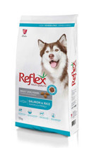 Reflex High Quality Pirinçli ve Somonlu Tüm Irklar Yetişkin Kuru Köpek Maması 15 kg