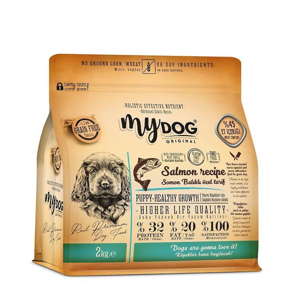 Mydog Original Somonlu Tüm Irklar Yavru Kuru Köpek Maması 2 kg