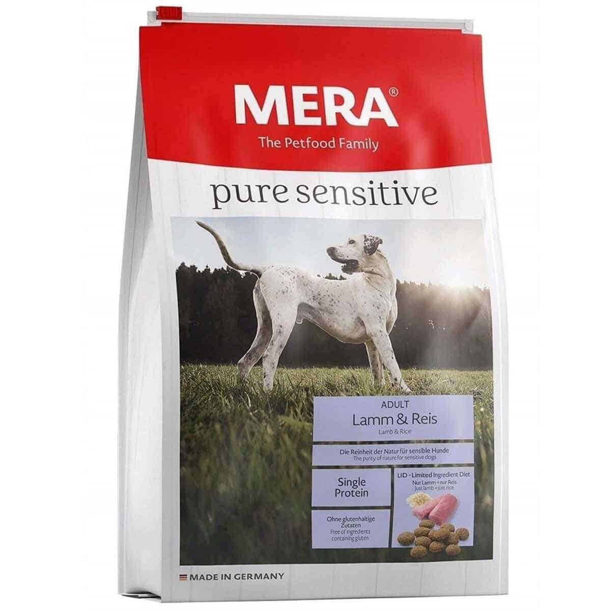 Mera Pure Sensitive Kuzu Etli Tüm Irklar Yetişkin Kuru Köpek Maması 12.5 kg